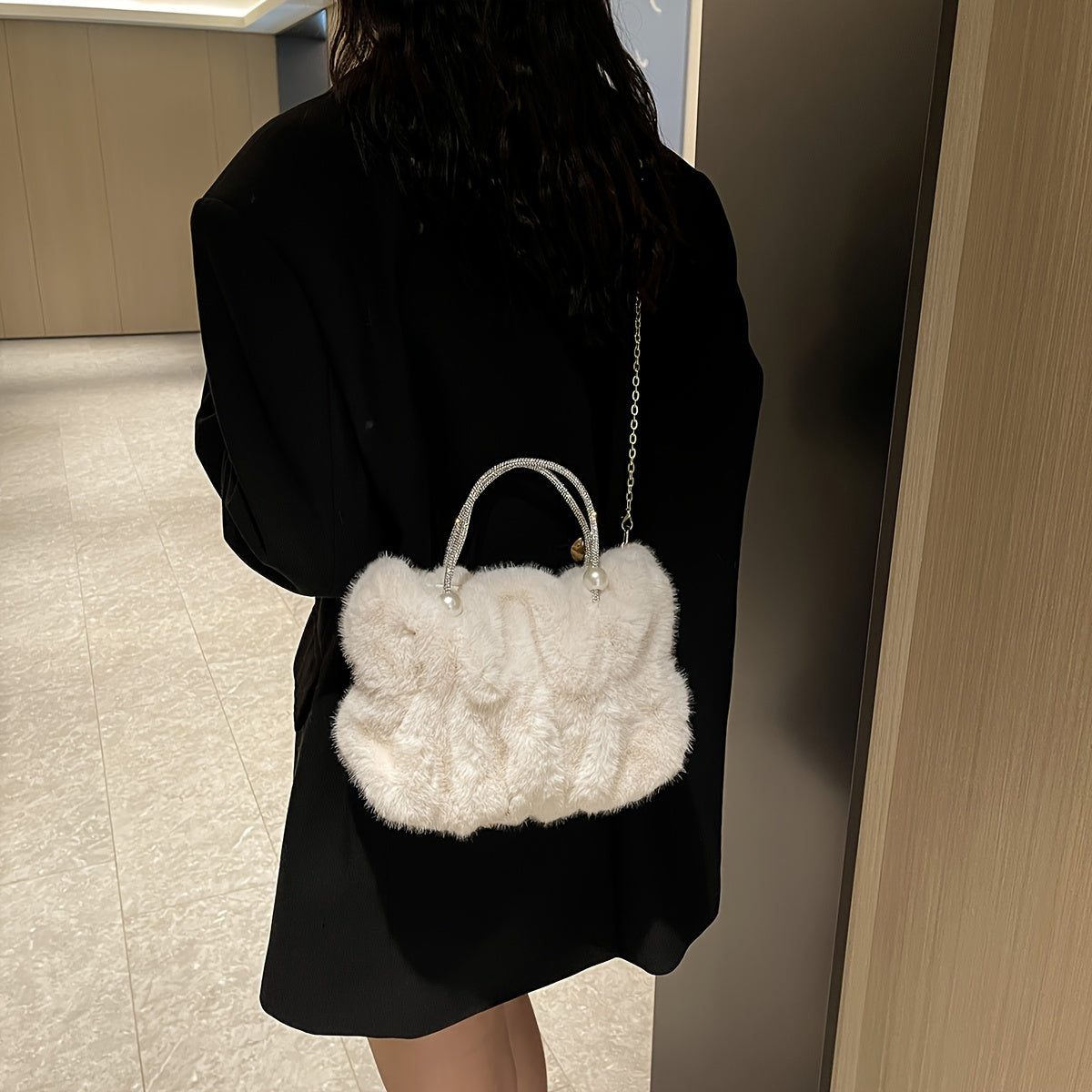 Natasha | Elegance Faux Fur Tote